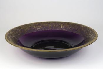 Glass Bowl - glass violet - 1930 Glass Bowl - glass violet - 1930