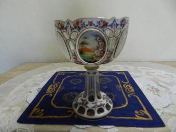 Glass Bowl - glass, cut glass - 1950 Glass Bowl - glass, cut glass - 1950