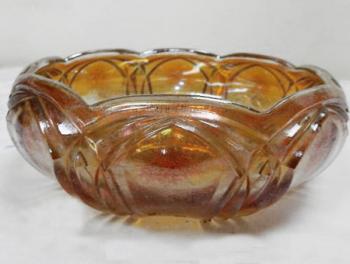 Glass Bowl - iridescent glass - 1930 Glass Bowl - iridescent glass - 1930