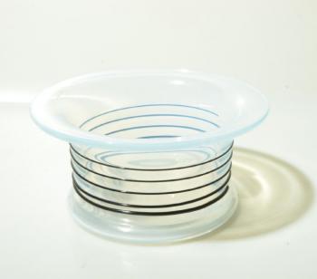 Glass Dish - glass - Eva Švestková (1945 - 2012) - 1980 Glass Dish - glass - Eva Švestková (1945 - 2012) - 1980