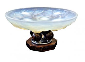 Glass Bowl - opal glass - 1930 Glass Bowl - opal glass - 1930