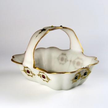 Glass Bowl - alabaster, glass - 1860 Glass Bowl - alabaster, glass - 1860